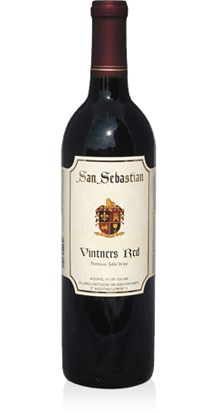 Bottle of Vintners Red wine