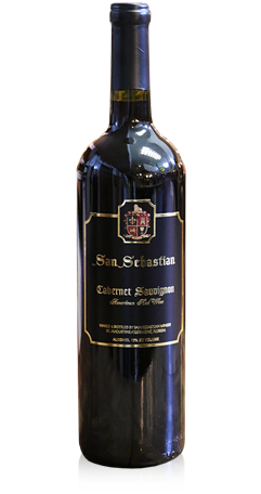 Bottle of Cabernet Sauvignon wine