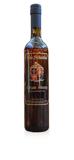 Bottle of Cream Sherry