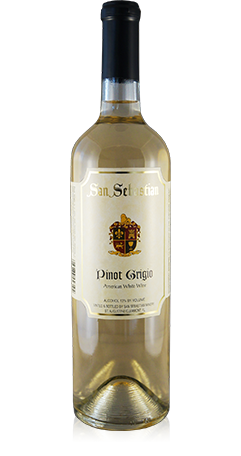 Bottle of Pinot Grigio wine